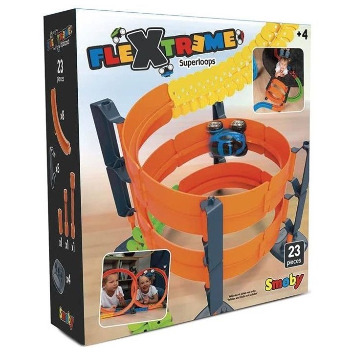 Smoby - FleXtreme - Set Superloops - Création de Looping - Accessoire