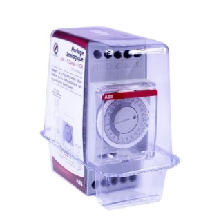 ABB Horloge analogique 24 h 1 canal 2 modules