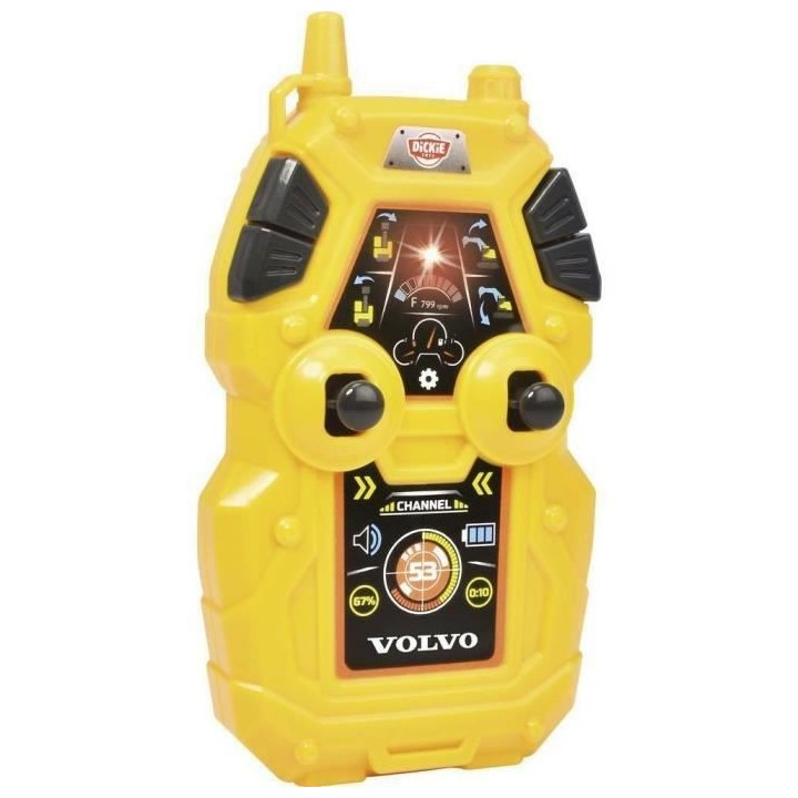 Dickie Toys- Excavatrice RC- Volco2,4 Ghz – 2 canaux 60cm