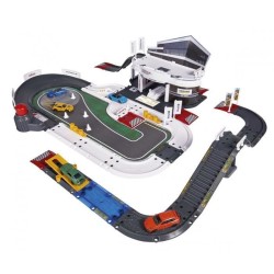 Majorette - Coffret Creatix . Centre Porsche 70 x 60 x 22 cm . Base et circuit 60 x 33 x 10