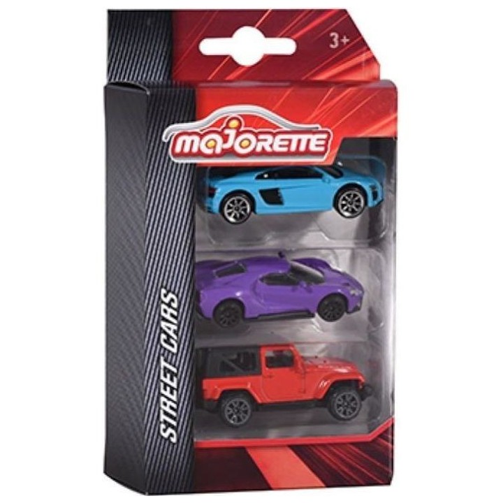 MAJORETTE Authentic Set 3 Véhicules
