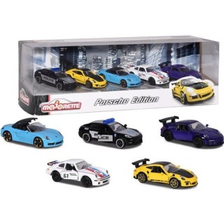 MAJORETTE Porsche 5 pieces en métal Giftpack
