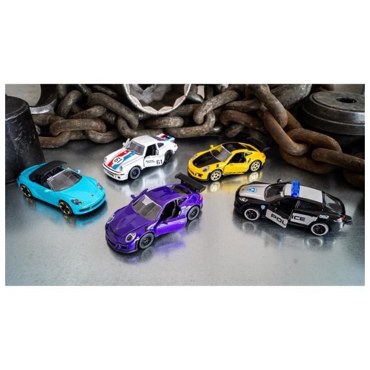 MAJORETTE Porsche 5 pieces en métal Giftpack