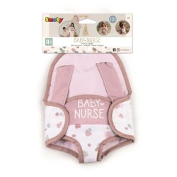 Smoby Baby Nurse poussette canne pour poupon jusqu'a 42cm non inclus - Structure en métal - Tissu déhoussable et lavable - des