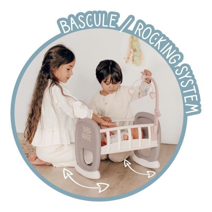 Smoby Baby Nurse nurserie cocoon - Piles non incluses - des 18 mois