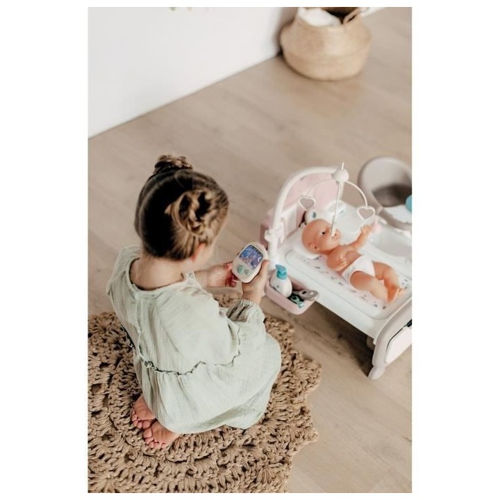 Smoby Baby Nurse chaise haute pour poupon jusqu'a 42cm (non inclus) -