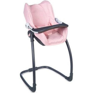 Smoby - Bébé Confort - Siege + Chaise Haute 3 en 1 - Pour Poupons et