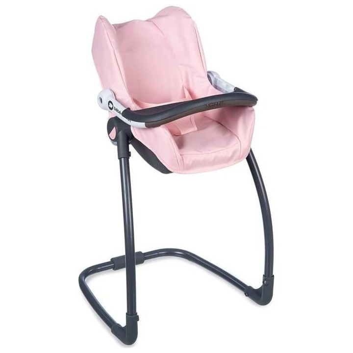 Smoby - Bébé Confort - Siege + Chaise Haute 3 en 1 - Pour Poupons et