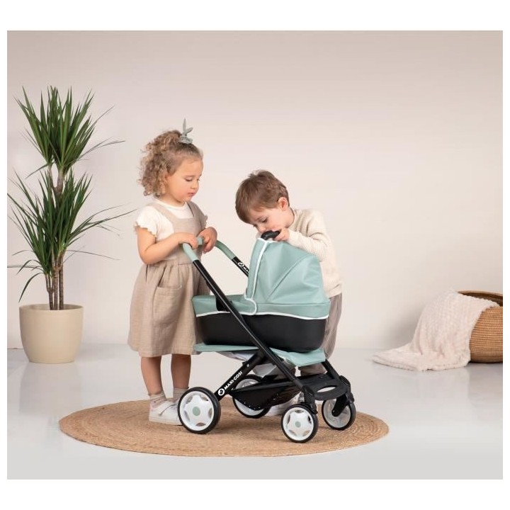 Smoby Baby Nurse grande maison des bébés avec 3 espaces distincts :