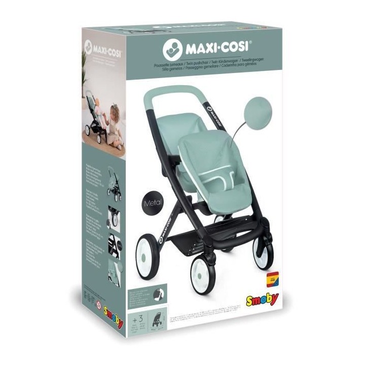 Smoby Baby Nurse baignoire balneo avec module électronique - poupon n