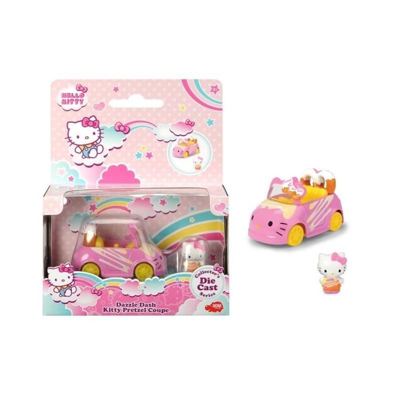 HELLO KITTY Voiture Bretzel + 1 figurine