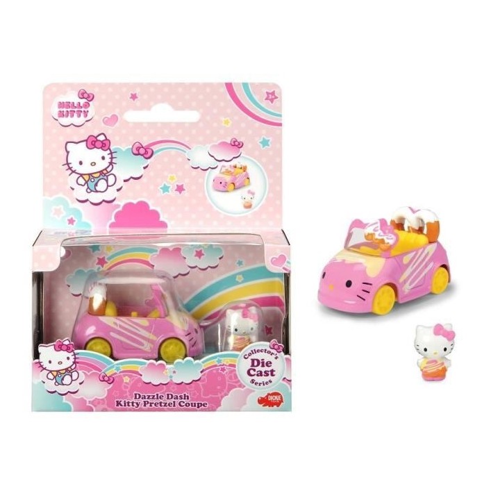 HELLO KITTY Voiture Bretzel + 1 figurine