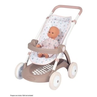 Smoby maxi-cosi poussette jumeaux sauge - poupons non inclus- des 3 an