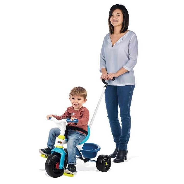 SMOBY Tricycle Enfant Evolutif Be Fun Bleu