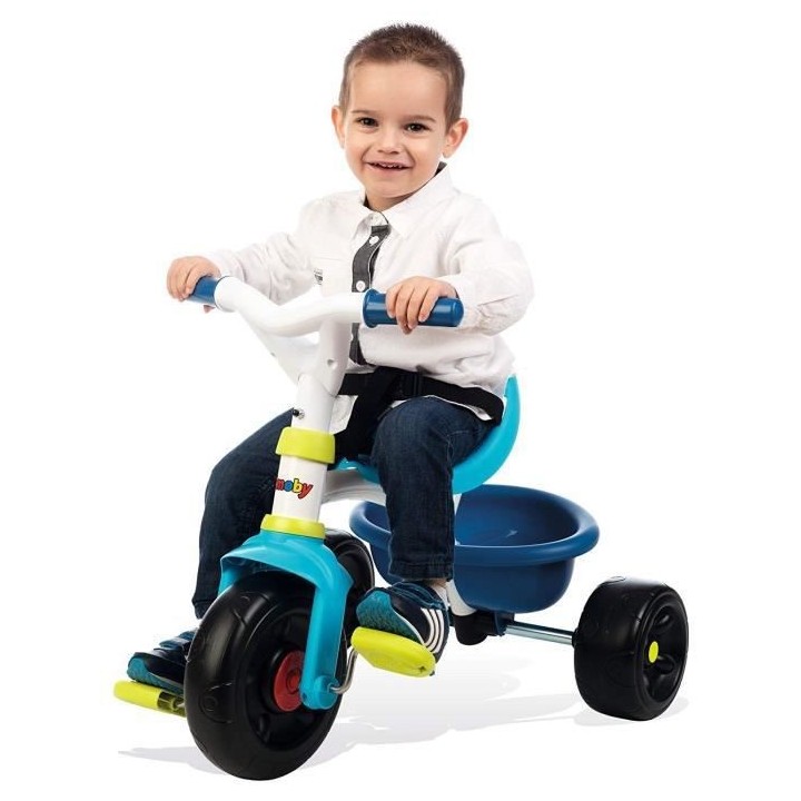 SMOBY Tricycle Enfant Evolutif Be Fun Bleu