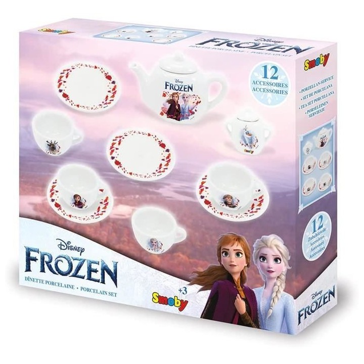 Smoby - La Reine des Neiges - Dinette Porcelaine - Jouet pour Enfant -