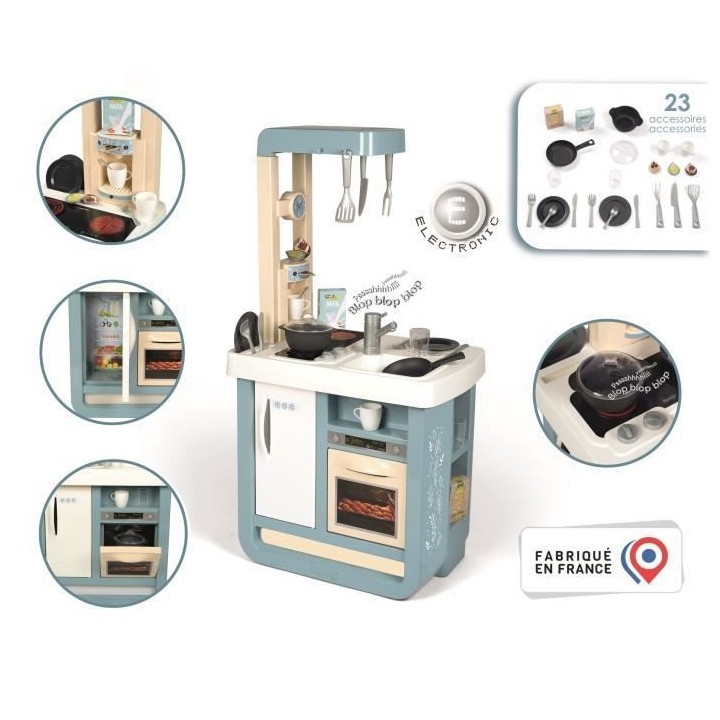 Little Smoby grand garage - Inclus : 1 voiture, 1 hélicoptere, 4 pist