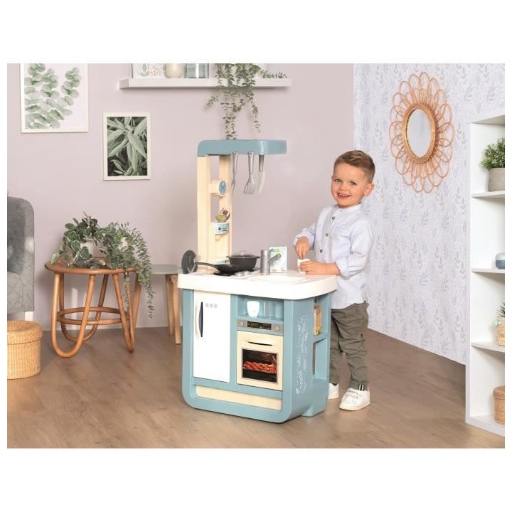 Little Smoby grand garage - Inclus : 1 voiture, 1 hélicoptere, 4 pist