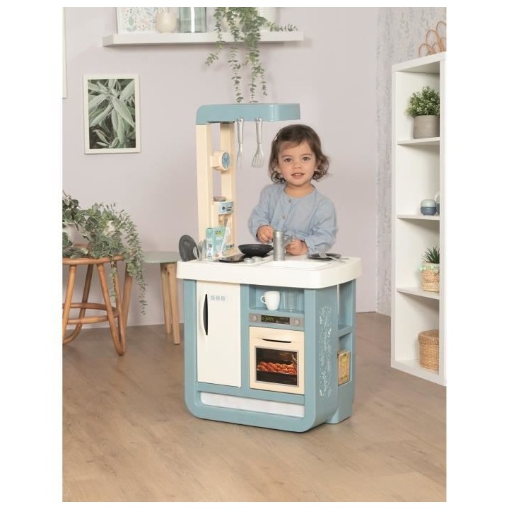 Little Smoby grand garage - Inclus : 1 voiture, 1 hélicoptere, 4 pist