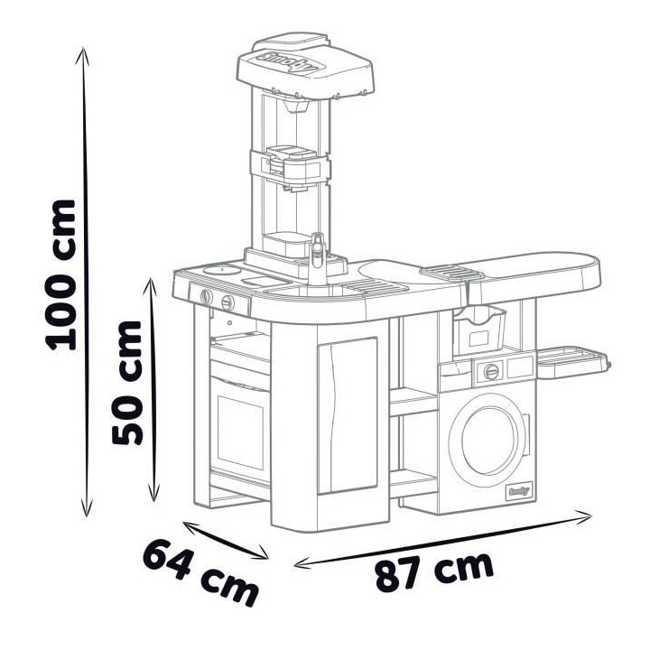 Smoby Fresh market - Marchande représentant un magasin bio - des 3 an
