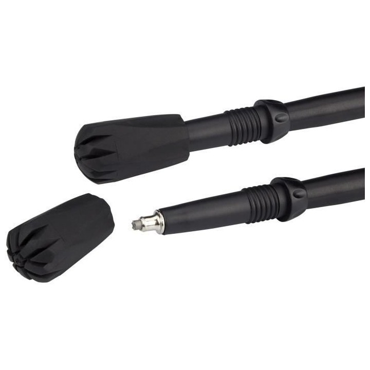 ABBEY Lot de 2 Bâtons de Randonnée Télescopique - Réglable de 63 a