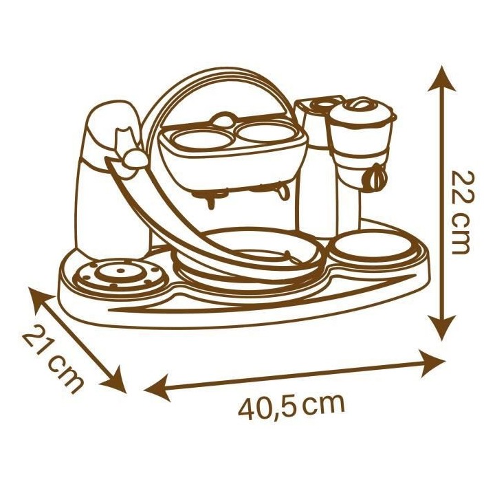 Smoby Cuisine tech edition avec module électronique - 35 accessoires