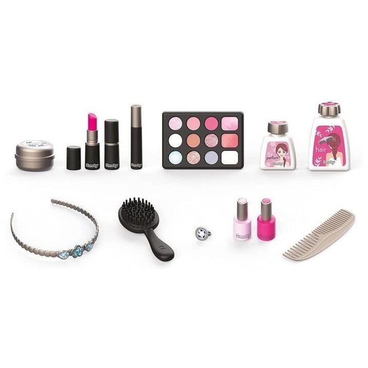 Smoby - My Beauty Vanity - Valise Beauté pour Enfant - Coiffure + Ong