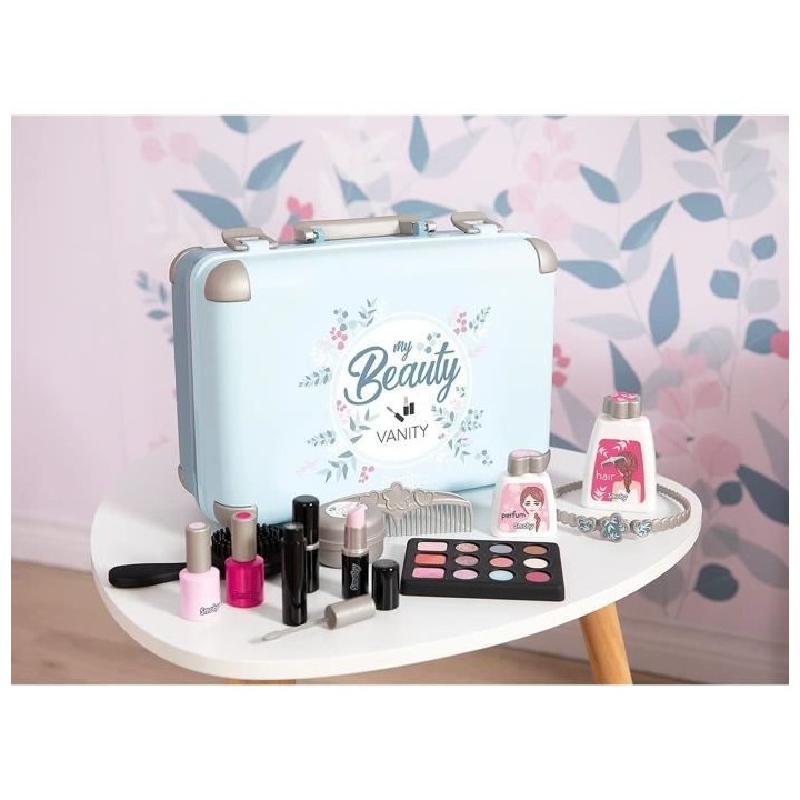 Smoby - My Beauty Vanity - Valise Beauté pour Enfant - Coiffure + Ong