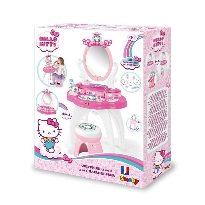 Coiffeuse 2 En 1 HELLO KITTY - SMOBY