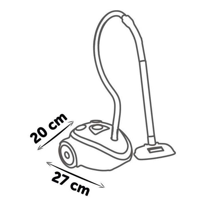 Smoby aspirateur balai Rowenta air force - des 3 ans