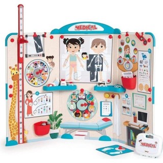 Smoby - Cabinet Médical - Jouet d'Imitation pour Enfant - Triptyque P