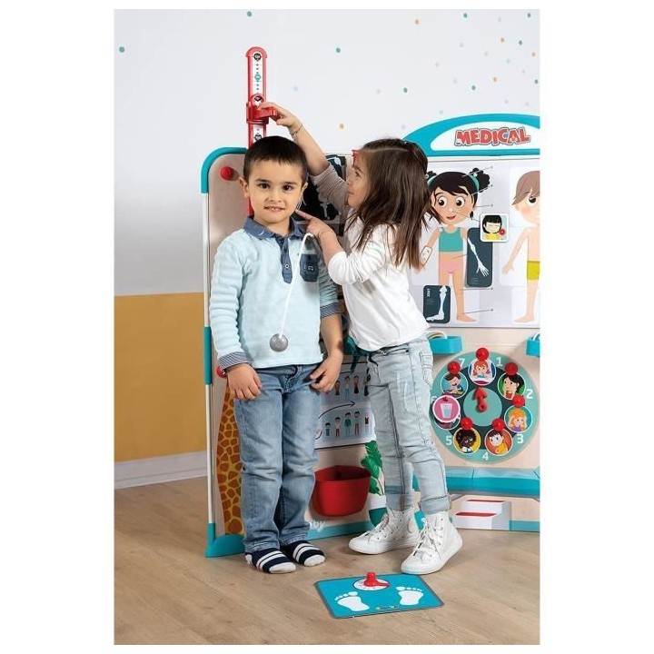 Smoby - Cabinet Médical - Jouet d'Imitation pour Enfant - Triptyque P