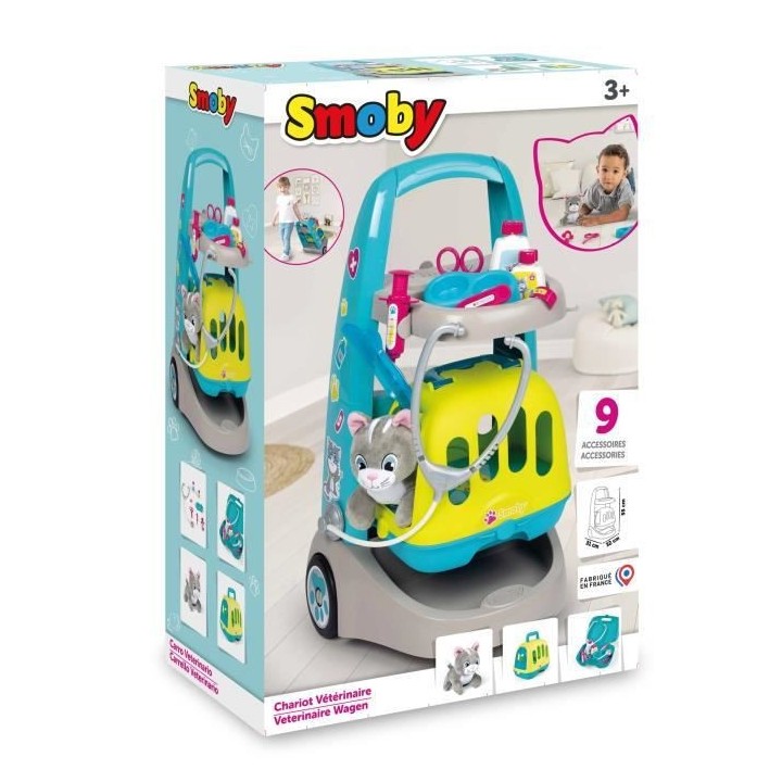 Smoby chariot médical électronique - des 3 ans