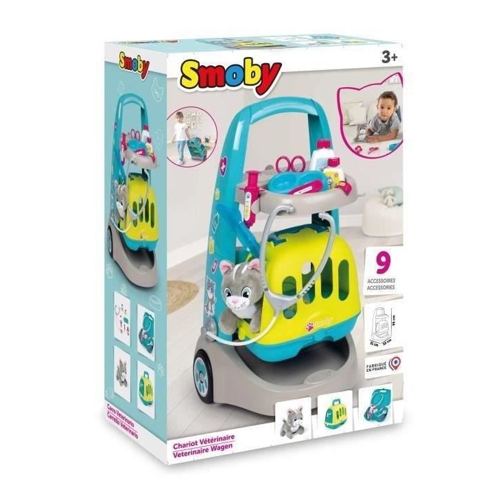 Smoby chariot médical électronique - des 3 ans