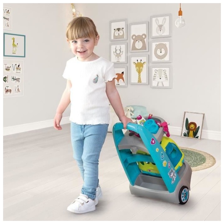 Smoby chariot médical électronique - des 3 ans