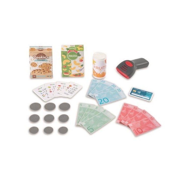 Smoby - 350111 - Grande caisse enregistreuse rouge