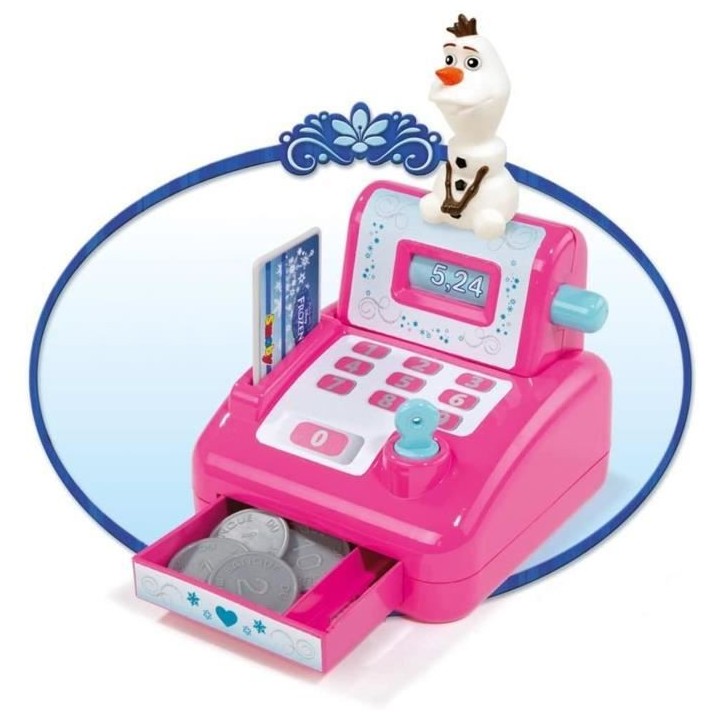 Smoby - La Reine des Neiges - Marchande de Glaces - Caisse Enregistreu