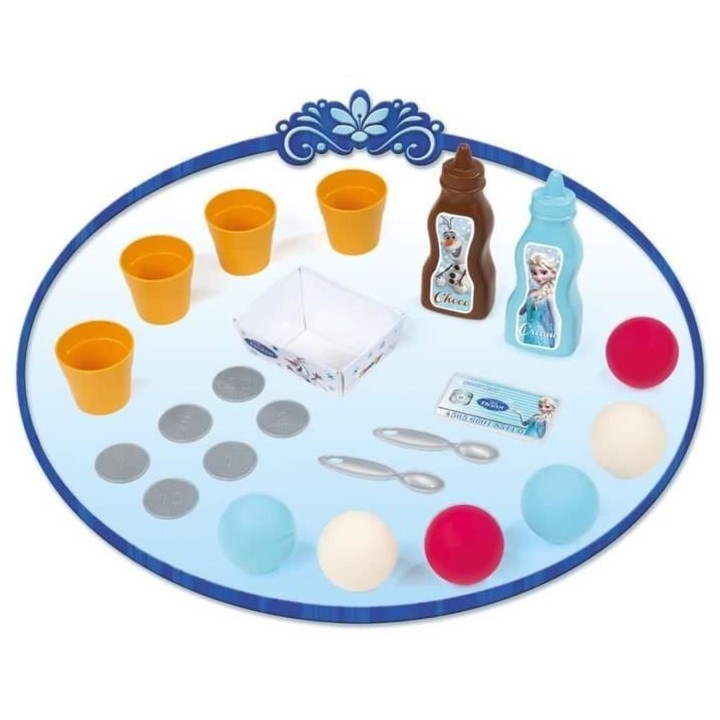 Smoby - La Reine des Neiges - Marchande de Glaces - Caisse Enregistreu