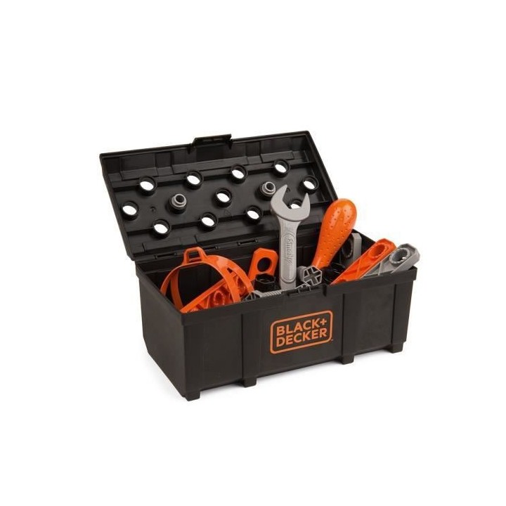 SMOBY Black + Decker Camion Bricolo 2 En 1 - 60 Accessoires