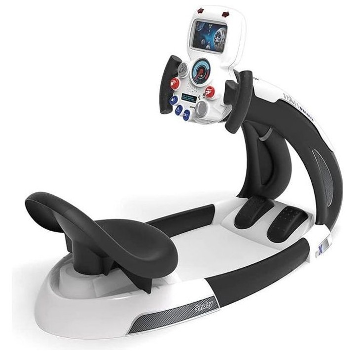 Smoby - V8 Driver Space - Simulateur de Conduite pour Enfant - Navette