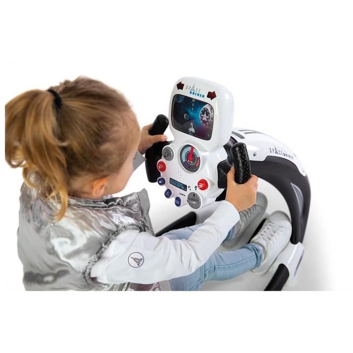 Smoby - V8 Driver Space - Simulateur de Conduite pour Enfant - Navette