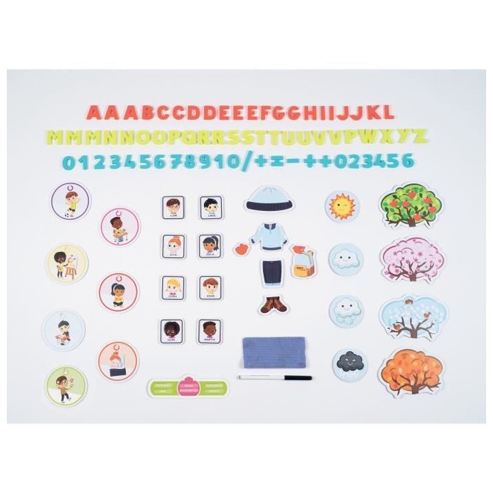 Smoby School - Salle de classe Smoby -Triptyque avec tubes en métal e