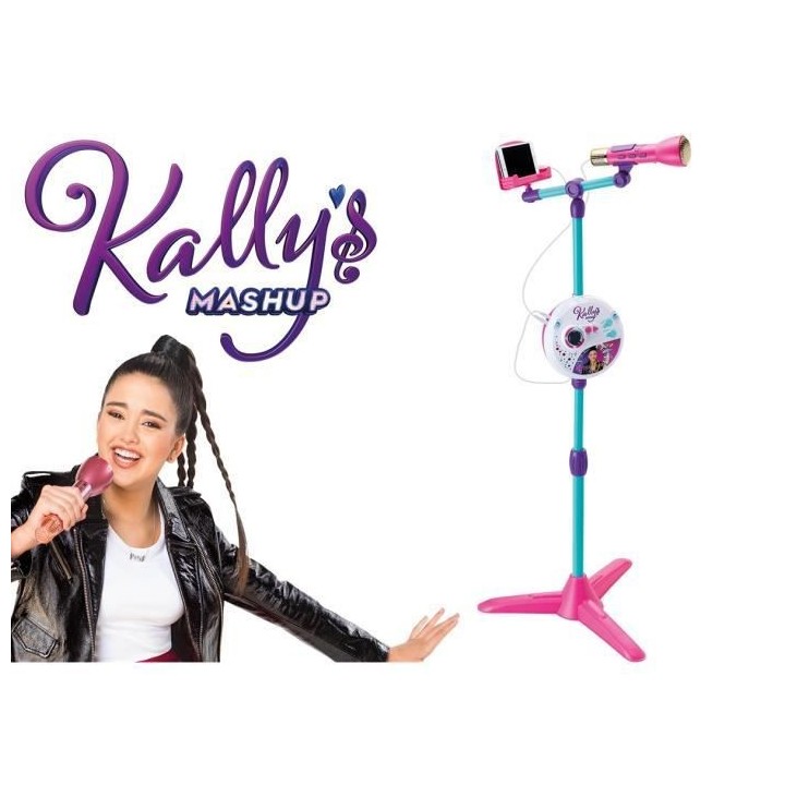 SMOBY Kally's Mashup Microphone Sur Pied