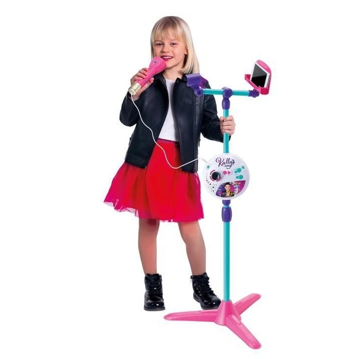 SMOBY Kally's Mashup Microphone Sur Pied