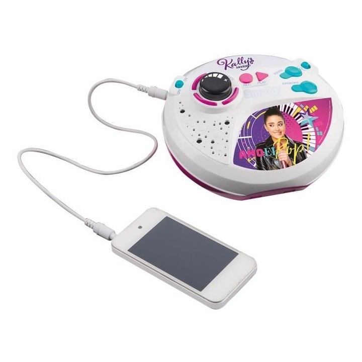 SMOBY Kally's Mashup Microphone Sur Pied