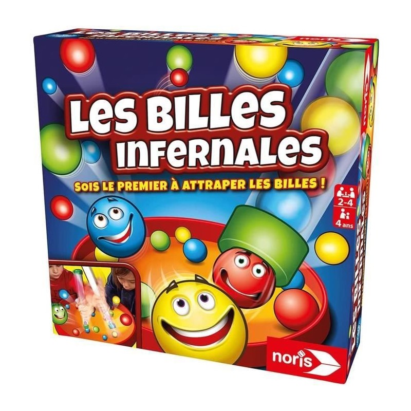 Simba - Les Billes Infernales - Jeu de Société - 2 a 4 joueurs - 3 Niveaux de Difficultés - Des 4 Ans