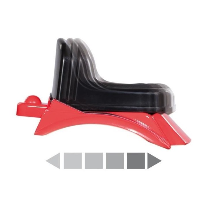 SMOBY Tracteur a pédales Farmer XL Rouge + Remorque