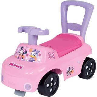 Smoby - Minnie - Porteur Auto - Fonction Trotteur - Volant Directionne