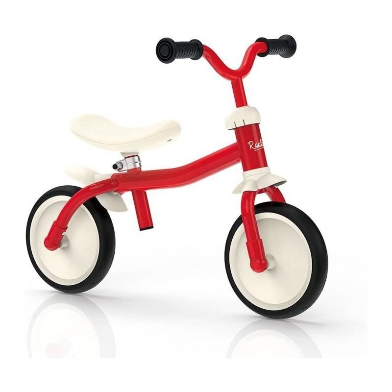 Smoby - Draisienne Rookie - Vélo Enfant Léger en Métal - Selle Egonomique Réglable - Roues Silencieuses - Guidon Ajustable