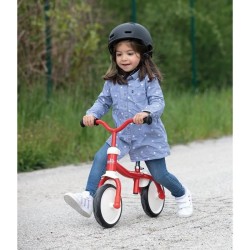 Smoby - Draisienne Rookie - Vélo Enfant Léger en Métal - Selle Egonomique Réglable - Roues Silencieuses - Guidon Ajustable